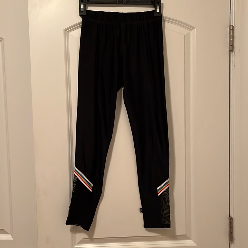 Terez Black and rainbow leggings